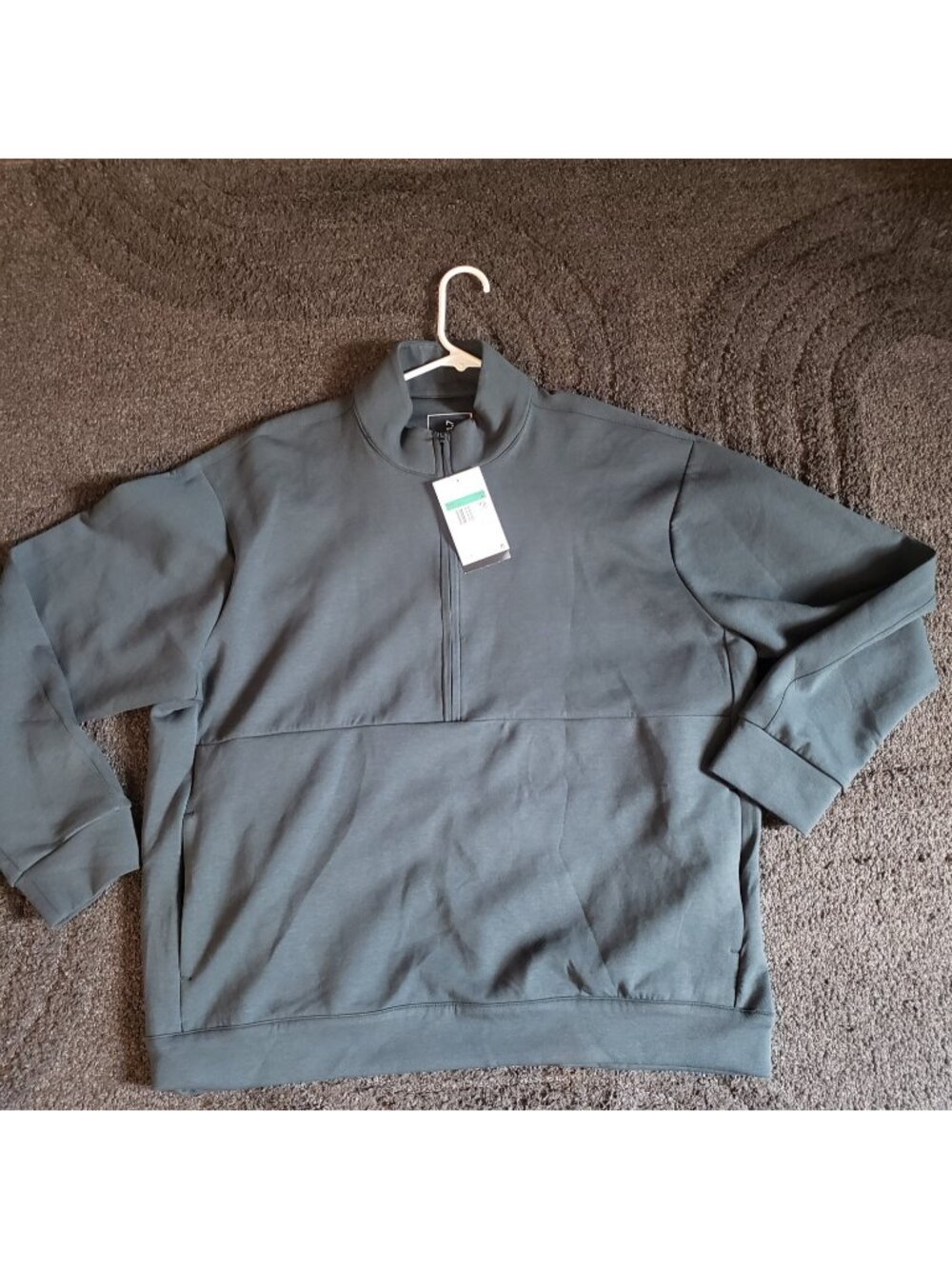 NWT Nike 24.7 ImpossiblySoft Dri-Fit 1/2 Zip Pullover XL HQ6953-390